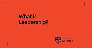 What is Leadership?