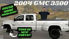 Fixing ALL the issues! 2004 GMC 3500 Duramax - Radiator swap, control arms, PS pump and CV axles!!