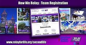 How We Relay - Registration