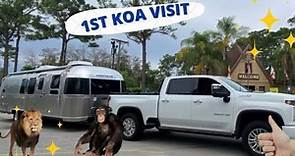 Lion Country Safari KOA Journey Review. Our first KOA experience. West Palm Beach Florida. (Part I)