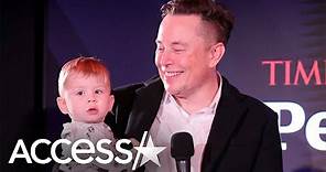 Elon Musk Brings Son X Æ A-12 To Time's 'Person of The Year' Event