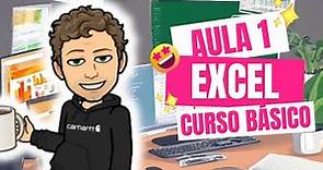 AULA 1 - Como Usar o Excel Online Grátis Para Iniciantes | Curso de Excel Básico Gratuito