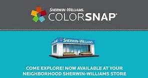 Introducing ColorSnap® Studio Now At Your Nearest Store - Sherwin-Williams
