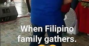 Filipino family reunion