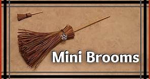 DIY Mini Broom with Pine Needles - How to Make a Mini Broomstick - Mini Witch's Broom / Fairy Broom