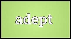 Adept Meaning