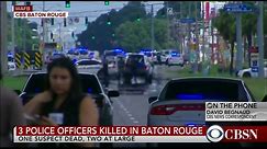 Three police officers killed in Baton Rouge