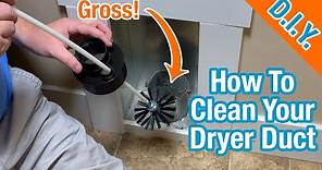 How To Clean Your Dryer Vent Duct - Step By Step - It's Super Simple!