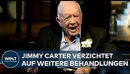 EHEMALIGER US-PRÄSIDENT: Jimmy Carter will in Familienkreis sterben