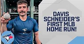Davis Schneider hits FIRST Big League blast in his FIRST at-bat!