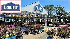 LOWES Inventory End of June 2023 Coneflowers & Lots of Clearance Shrubs and Perennials.