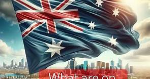 What are on the national flag of Australia?