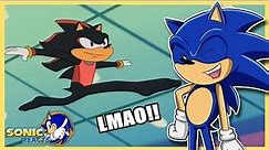 SHADOW GYMNASTICS LMAO!!! Sonic Reacts Mario and Sonic at the Olympic Games Tokyo 2020 Animation G