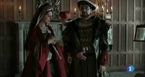 Charles V meets Henry VIII and Katherine of Aragon (Carlos, rey emperador)