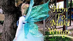 How To Make Fairy Wings!!! Super Easy!!!