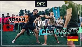 German PITBULL vs. Albanian BOXER | MMA-Fight! | DFC