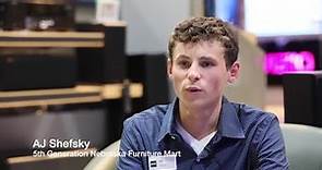 Fifth generation worker starts at Nebraska Furniture Mart