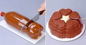 Fancy Cake Design Tutorial | So Delicious Chocolate Cake Decoration Recipes | Just Cake