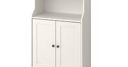 HAUGA - 雙門櫃, 白色, 70x116 厘米 | IKEA 香港及澳門