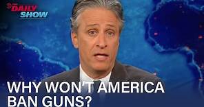 Jon Stewart on America’s Gun Problem & Dystopic Present | The Daily Show