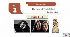 The Hour of Truth(Tamil) - Part 1|12th standard unit 3 Supplementary