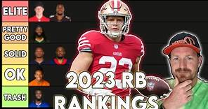 The BEST Running Backs RANKED | NFL Running Backs Tier List 2023