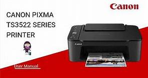 Canon Pixma TS3522 Printer Setup Guide