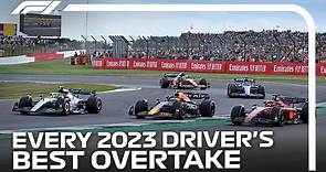 Every 2023 F1 Driver's Best Overtake
