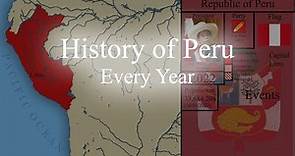History of Peru Every Year