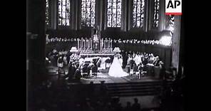 WEDDING OF PRINCE JEAN OF LUXEMBOURG and PRINCESS JOSEPHINE CHARLOTTE OF BELGIUM