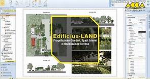 Edificius, il software BIM per la progettazione di giardini, spazi verdi, parchi