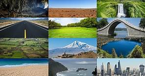 English Vocabulary - GEOGRAPHY - NATURE - LANDSCAPES