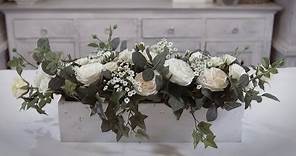 Rose and Ivy Table Arrangement Floristry Tutorial