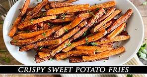 Crispy Sweet Potato Fries | The Secret to the BEST Fried Sweet Potatoes