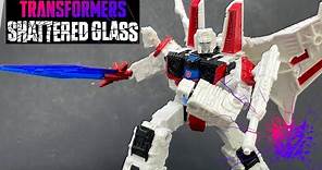 Transformers SHATTERED GLASS Voyager Class STARSCREAM Review