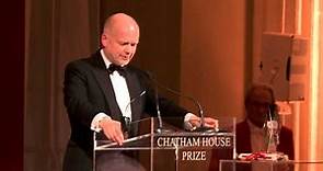William Hague - Speech at Chatham House Prize 2013
