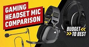 Which Popular Gaming Headset Mic Sounds Best? - Budget to Best