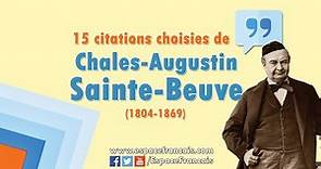 15 citations choisies de Charles-Augustin Saint-Beuve