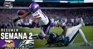 Minnesota Vikings vs. Philadelphia Eagles | Semana 2 NFL 2023 | NFL Highlights Resumen en español