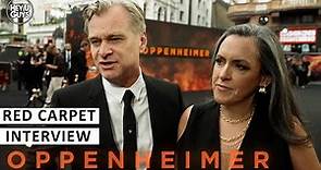 Christopher Nolan and Emma Thomas - Oppenheimer Premiere Red Carpet Interview
