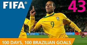 100 Great Brazilian Goals: #43 Luis Fabiano (South Africa 2010)