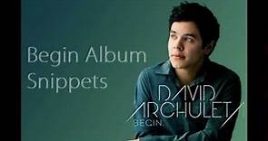 Complete Preview of the Begin Album by David Archuleta