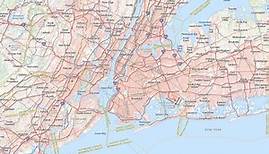 New York City - Karte und Geografie - USA-Info.net