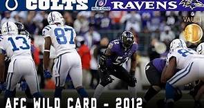 Ray Lewis' Final Home Game! (Colts vs. Ravens, 2012 AFC Wild Card) | NFL Vault Highlights