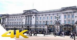Buckingham Palace 4K - Explore the Royal Residence of the Queen in London, UK