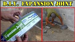 DIY Concrete Expansion Joint for basement floors & more with Plymouth Foam Expansion Joint