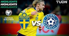 Suecia vs. Estonia - HIGHLIGHTS | UEFA Qualifiers 2023 | TUDN