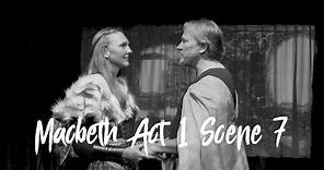 Macbeth Act 1 Scene 7 | Lady Macbeth persuades Macbeth