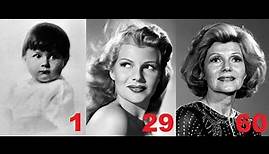 Rita Hayworth from 0 to 62 years old