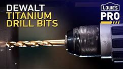 DeWalt Titanium Drill Bits | Lowe's Pro Products